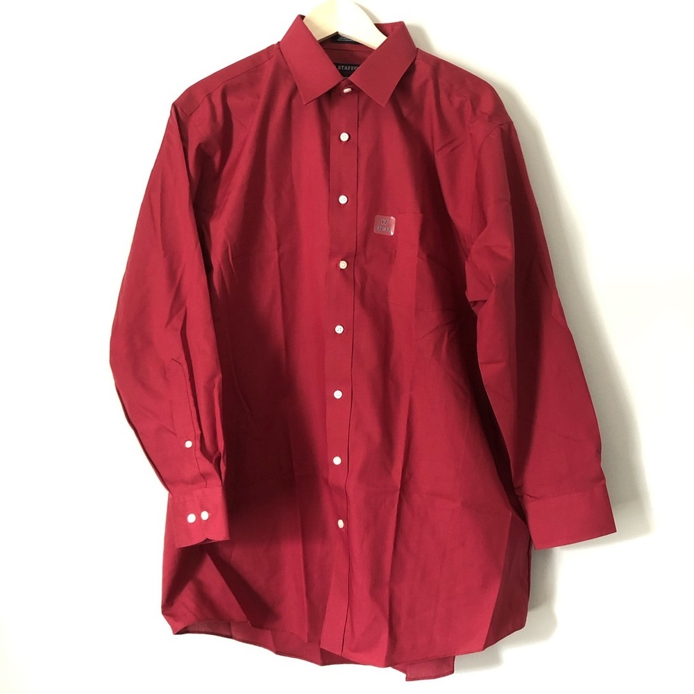 Stafford performance the super shirt Sz 17 (32-33)